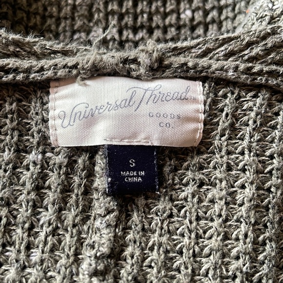 Universal Thread Olive Green Sweater Cardigan with pockets - Picture 3 of 3
